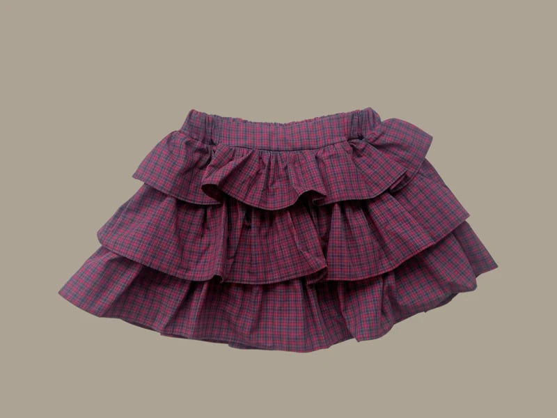 Little Foxx – Autumn Check Cancan Skirt Pants