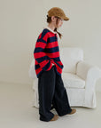 Little Foxx – Denggang Striped Collar Tee
