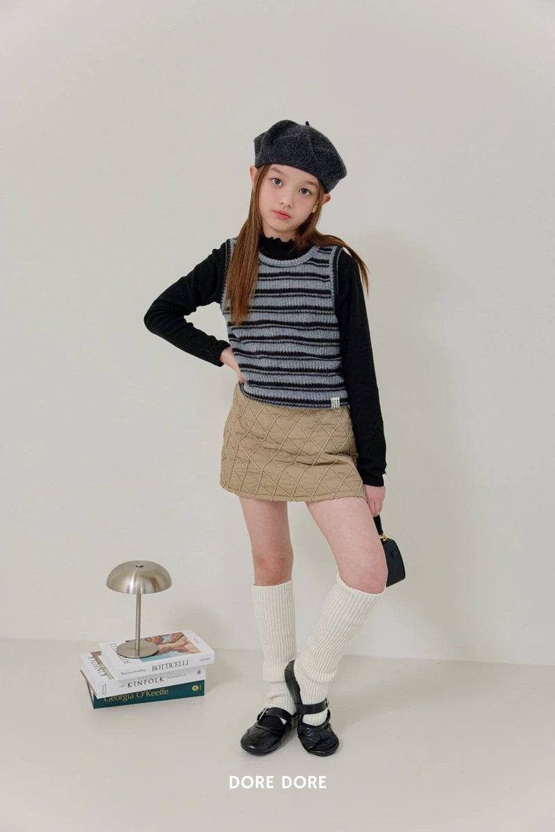Little Foxx – Striped Knit Vest