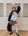 Little Foxx – Double Fleece Asymmetric Sweatshirt