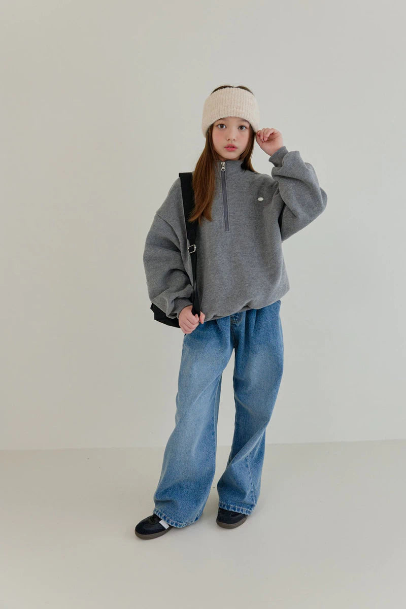 Little Foxx – Double Fleece Half Zip-up