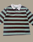 Little Foxx – Autumn Stripe Collar Tee
