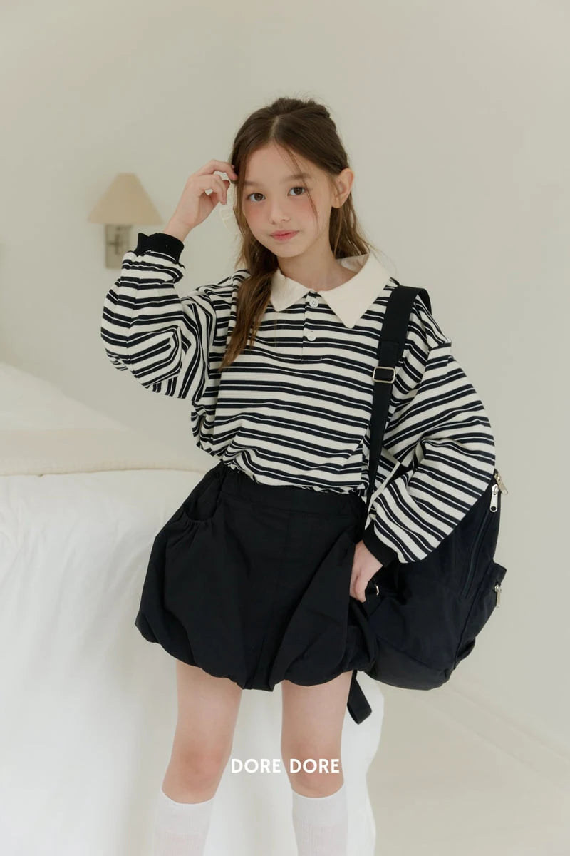 Little Foxx – Little Stripe Collar Tee