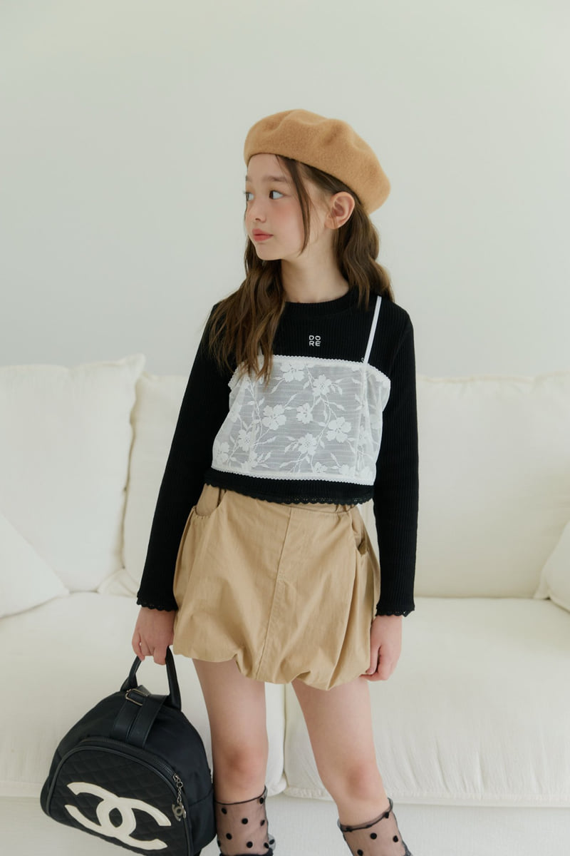 Little Foxx – Embroidery Layered Tee
