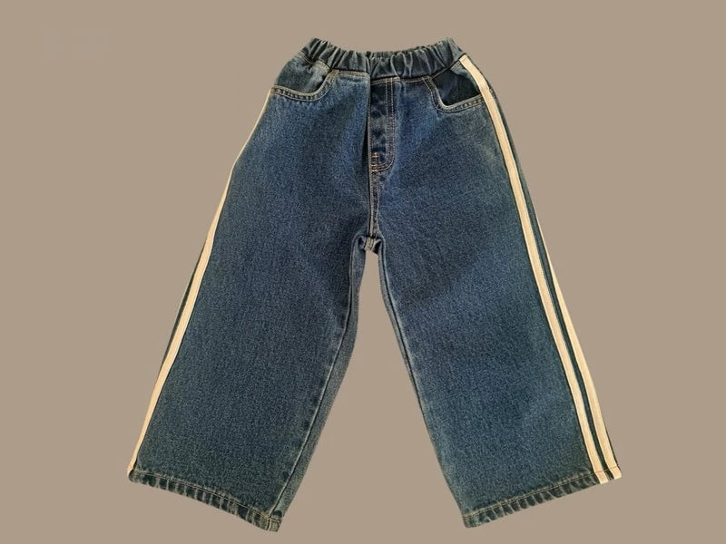 Little Foxx – Three-line Denim Pants