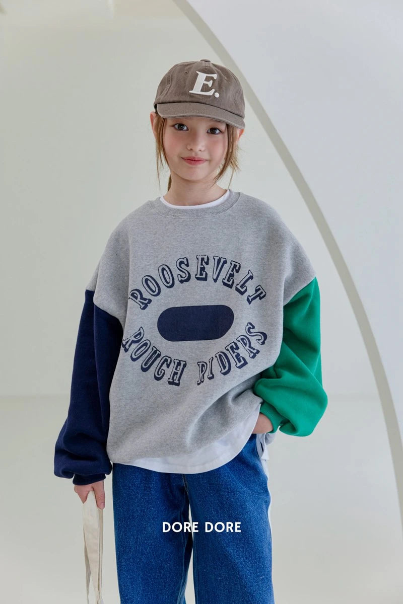 Little Foxx – Double Fleece Colorblock Sweatshirt