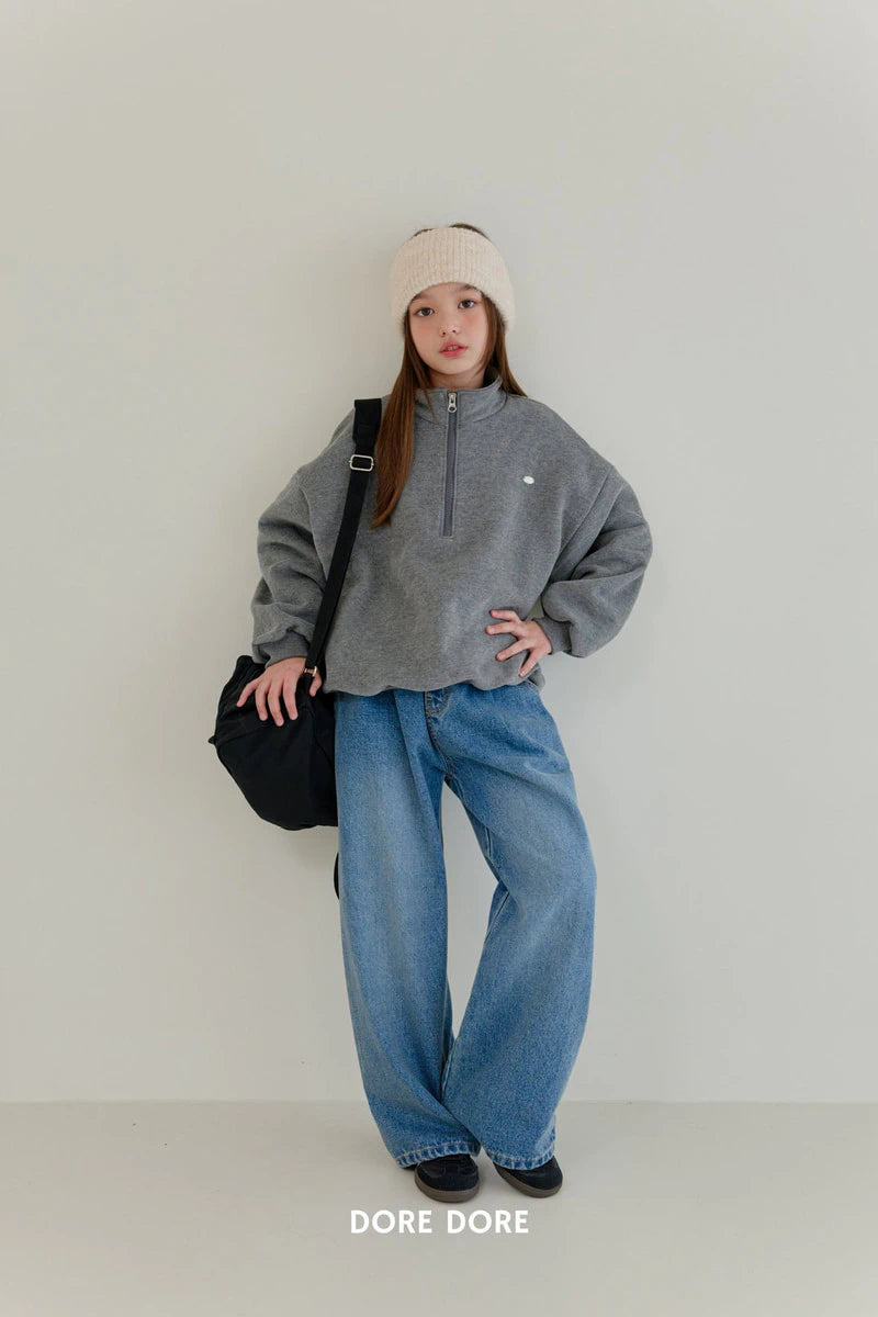 Little Foxx – Front Pleated Denim Pants