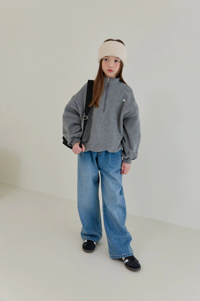 Little Foxx – Double Fleece Half Zip-up