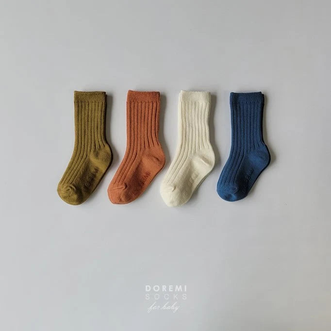 Little Foxx – Olive Ribbed Sock Set