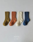 Little Foxx – Olive Ribbed Sock Set