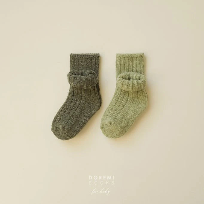 Little Foxx – Ribbed Wool Sock Set