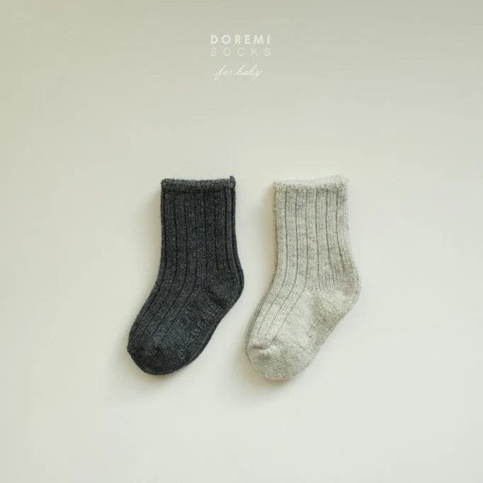 Little Foxx – Ribbed Wool Sock Set