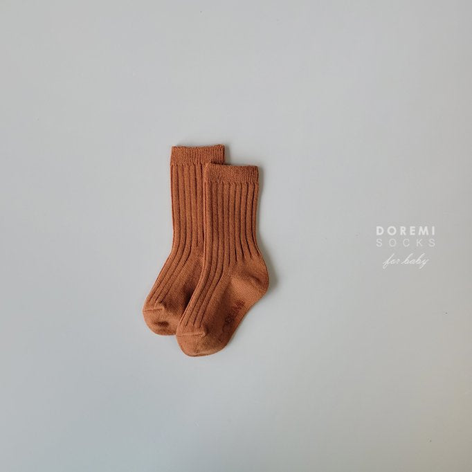 Little Foxx – Olive Ribbed Sock Set