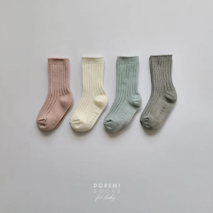 Little Foxx – Marshmallow Waffle Sock Set