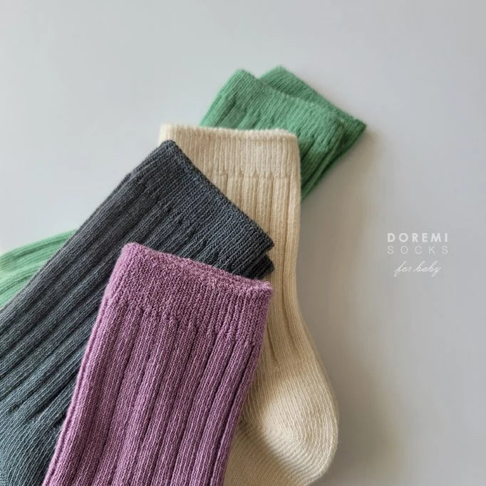 Little Foxx – Macaron Ribbed Sock Set