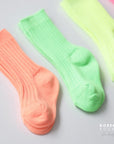 Little Foxx – Neon Ribbed Socks