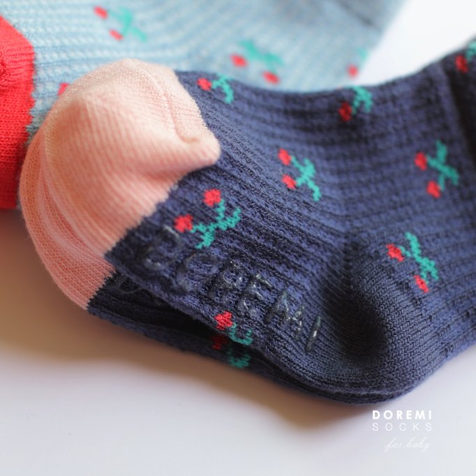 Little Foxx – Cherry Waffle Sock Set