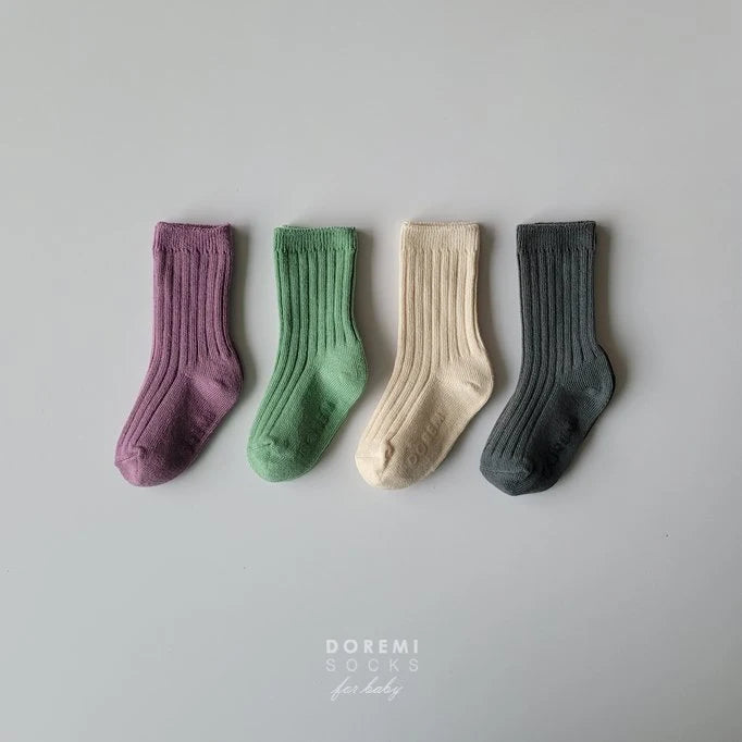Little Foxx – Macaron Ribbed Sock Set