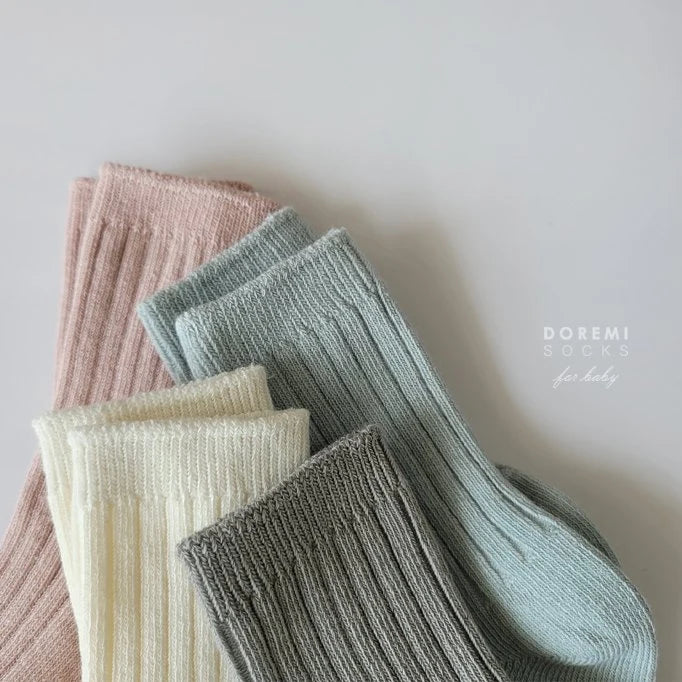 Little Foxx – Marshmallow Waffle Sock Set