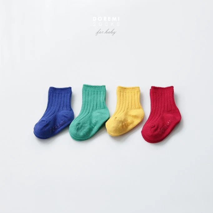 Little Foxx – Traffic Light Ribbed Sock Set