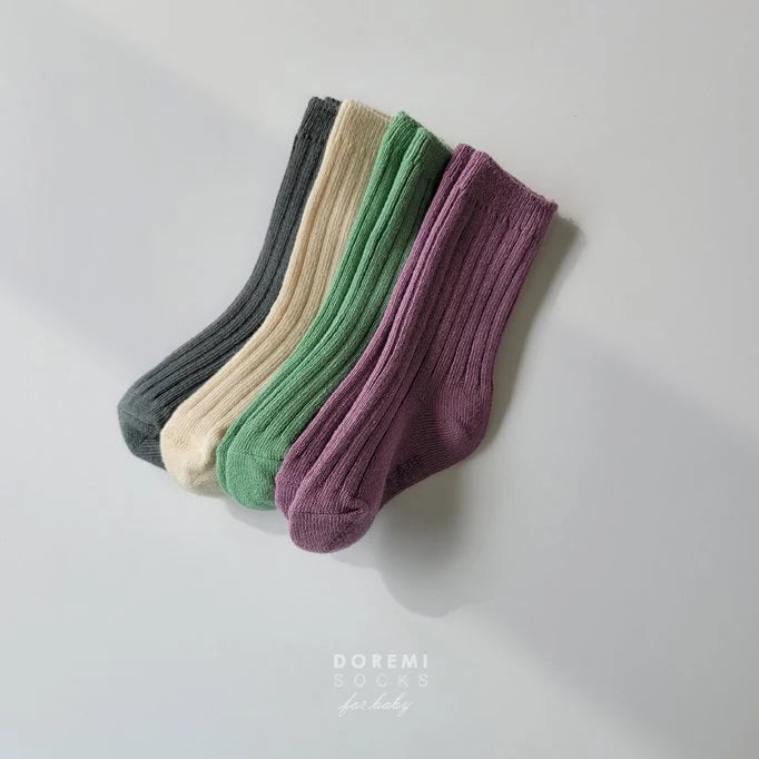 Little Foxx – Macaron Ribbed Sock Set