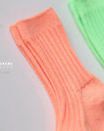 Little Foxx – Neon Ribbed Socks