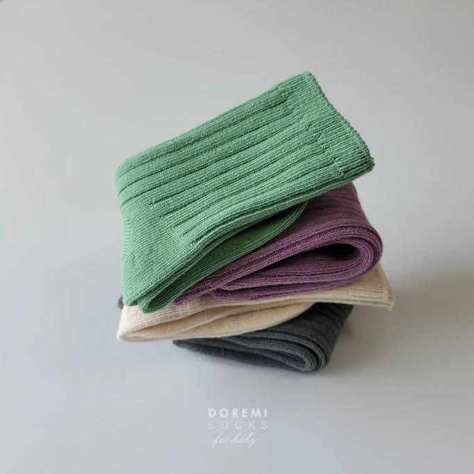 Little Foxx – Macaron Ribbed Sock Set