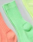 Little Foxx – Neon Ribbed Socks