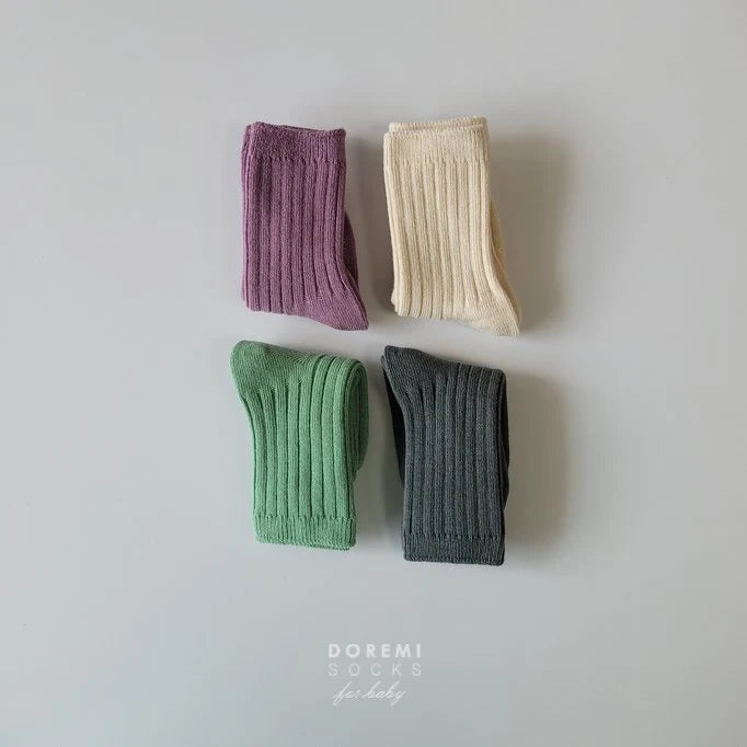 Little Foxx – Macaron Ribbed Sock Set