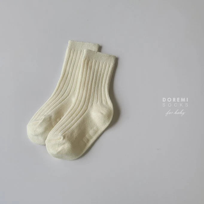 Little Foxx – Marshmallow Waffle Sock Set