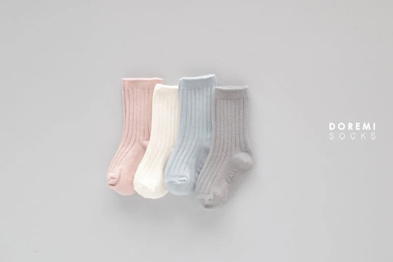 Little Foxx – Marshmallow Waffle Sock Set