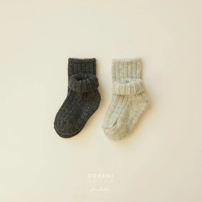 Little Foxx – Ribbed Wool Sock Set