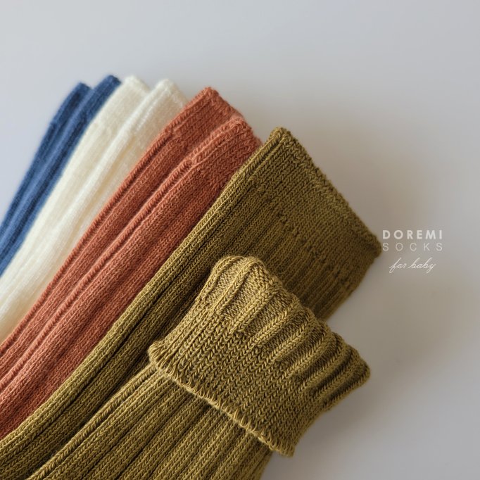 Little Foxx – Olive Ribbed Sock Set