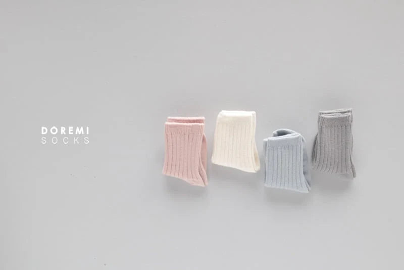 Little Foxx – Marshmallow Waffle Sock Set