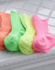 Little Foxx – Neon Ribbed Socks