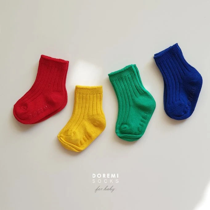 Little Foxx – Traffic Light Ribbed Sock Set