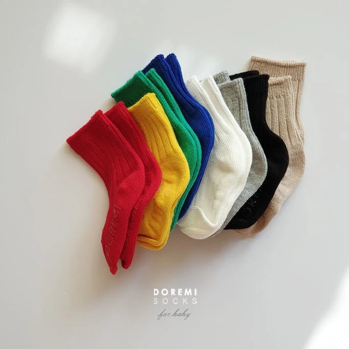 Little Foxx – Traffic Light Ribbed Sock Set