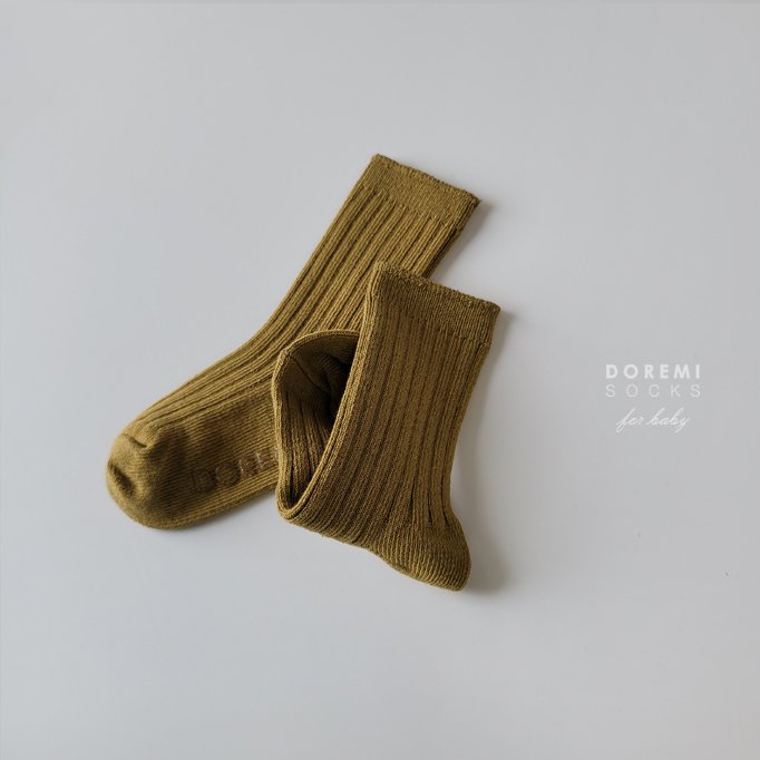 Little Foxx – Olive Ribbed Sock Set