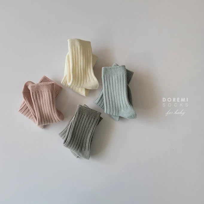 Little Foxx – Marshmallow Waffle Sock Set