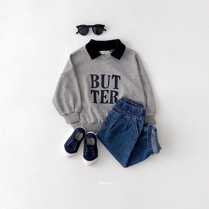 Little Foxx – Square Butter Collar Sweatshirt
