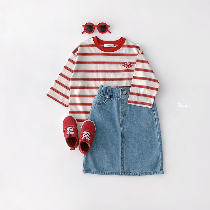 Little Foxx – Cats Striped Tee