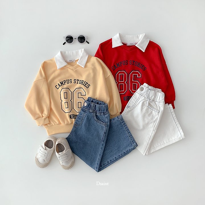 Little Foxx – Campus Collar Sweatshirt