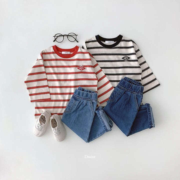 Little Foxx – Cats Striped Tee