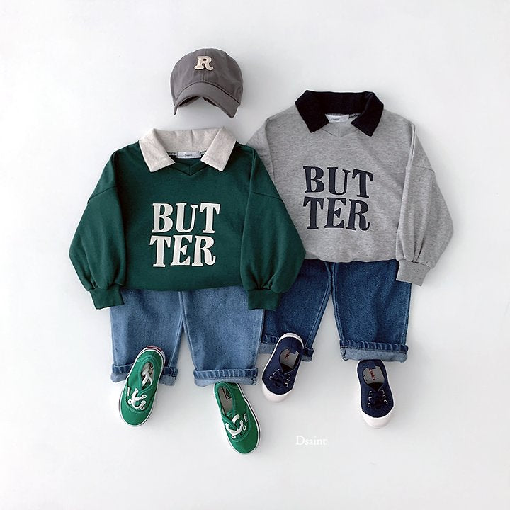 Little Foxx – Square Butter Collar Sweatshirt
