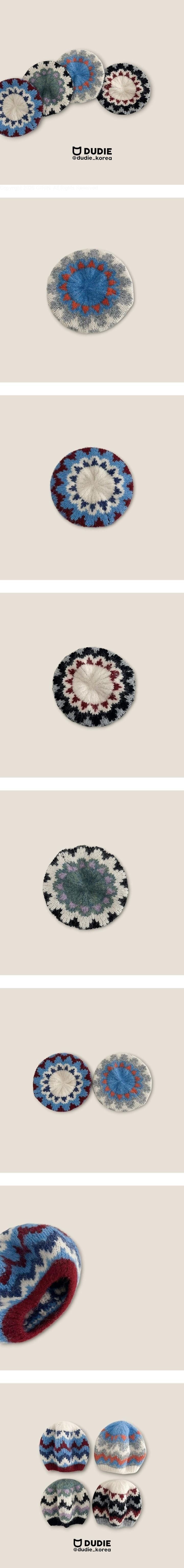 Little Foxx – Jacquard Knit Beret