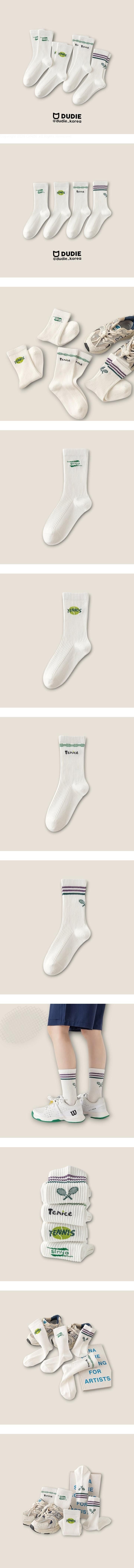 Little Foxx – Tennis 4-Pack Socks Set