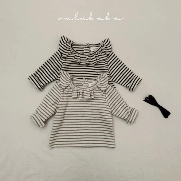 Kids Veronica Stripe Frill Tee