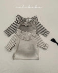 Kids Veronica Stripe Frill Tee