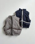 Reversible Check Vest