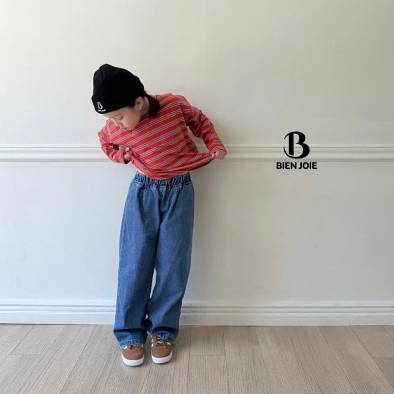 Line Denim Pants